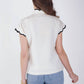 Emily Mccarthy - Orchid Cap Sleeve Top