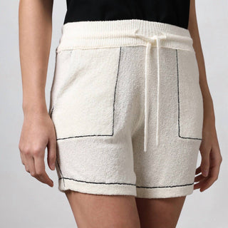 Roberto Collina - Women's Elastic Drawstring Waistband Shorts