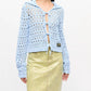 Ganni - Cotton Mix Tie String Cardigan