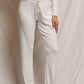 Perfectwhitetee - Leann Sweater Rib Straight Leg Pant