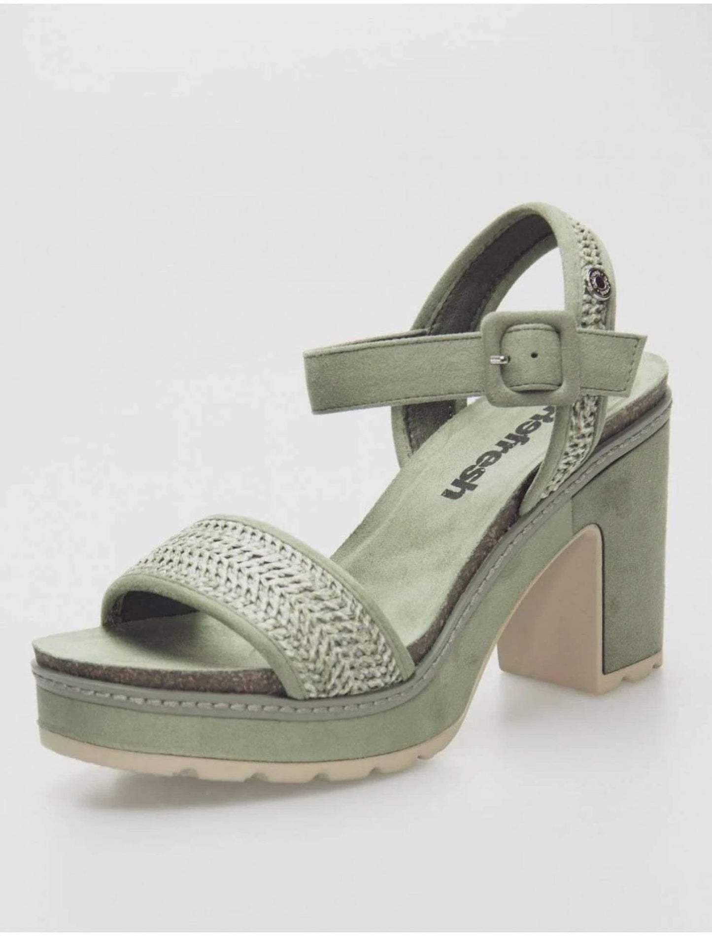 Xti - Women's Heeled Suede Sandals