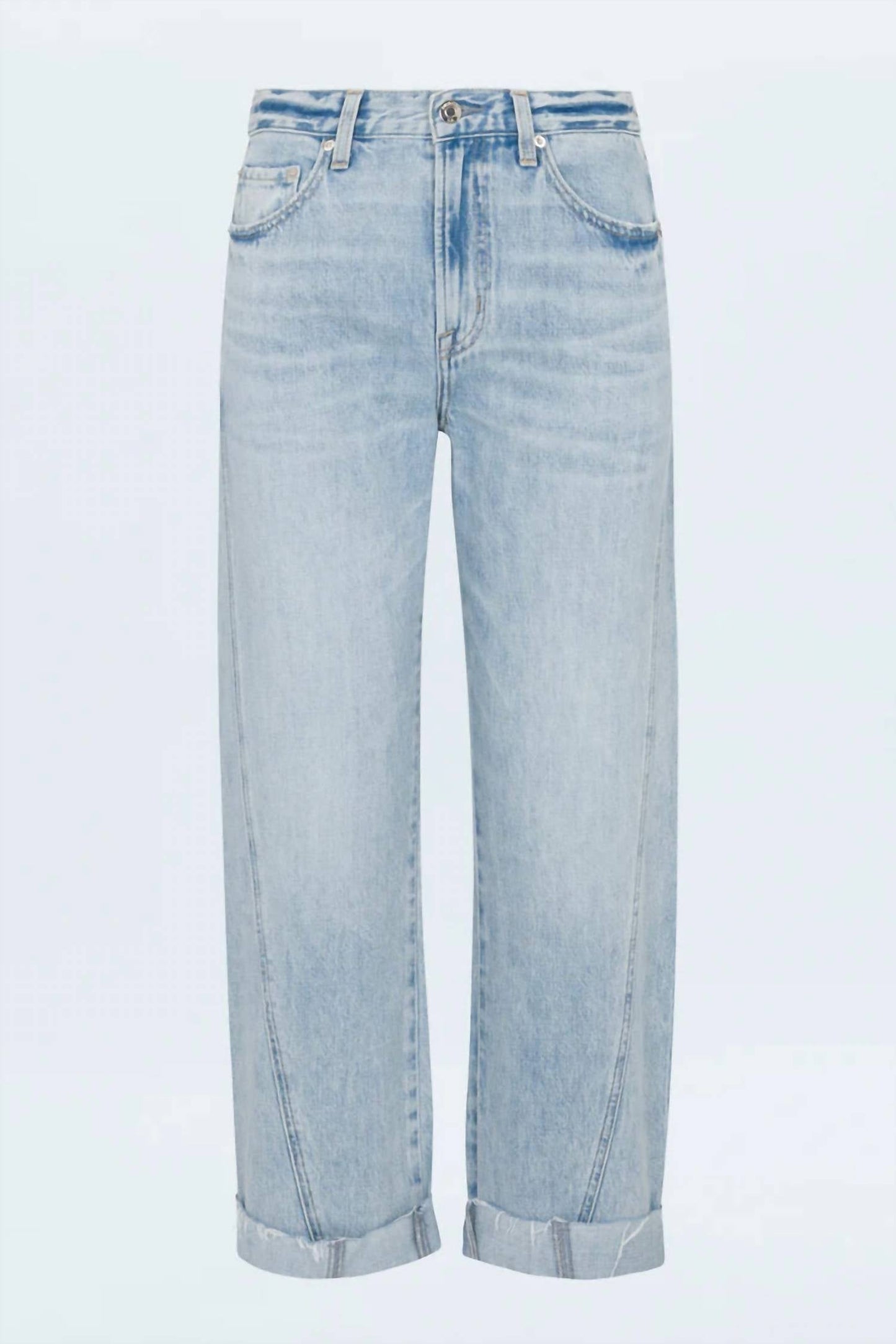 Pistola - Kacey Mid Rise Cuffed Straight Jean