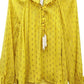 Aratta - Women's Beaded Tassel Chiffon Blouse With Cami