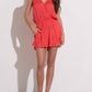 Elan - V Neckline Sleeveless Romper