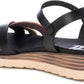 Xti - Women's Low Wedge Strappy Sandals