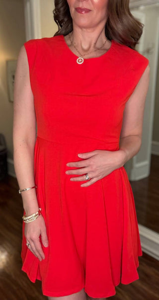 Molly Bracken - Short Sleeve Swing Mini Dress