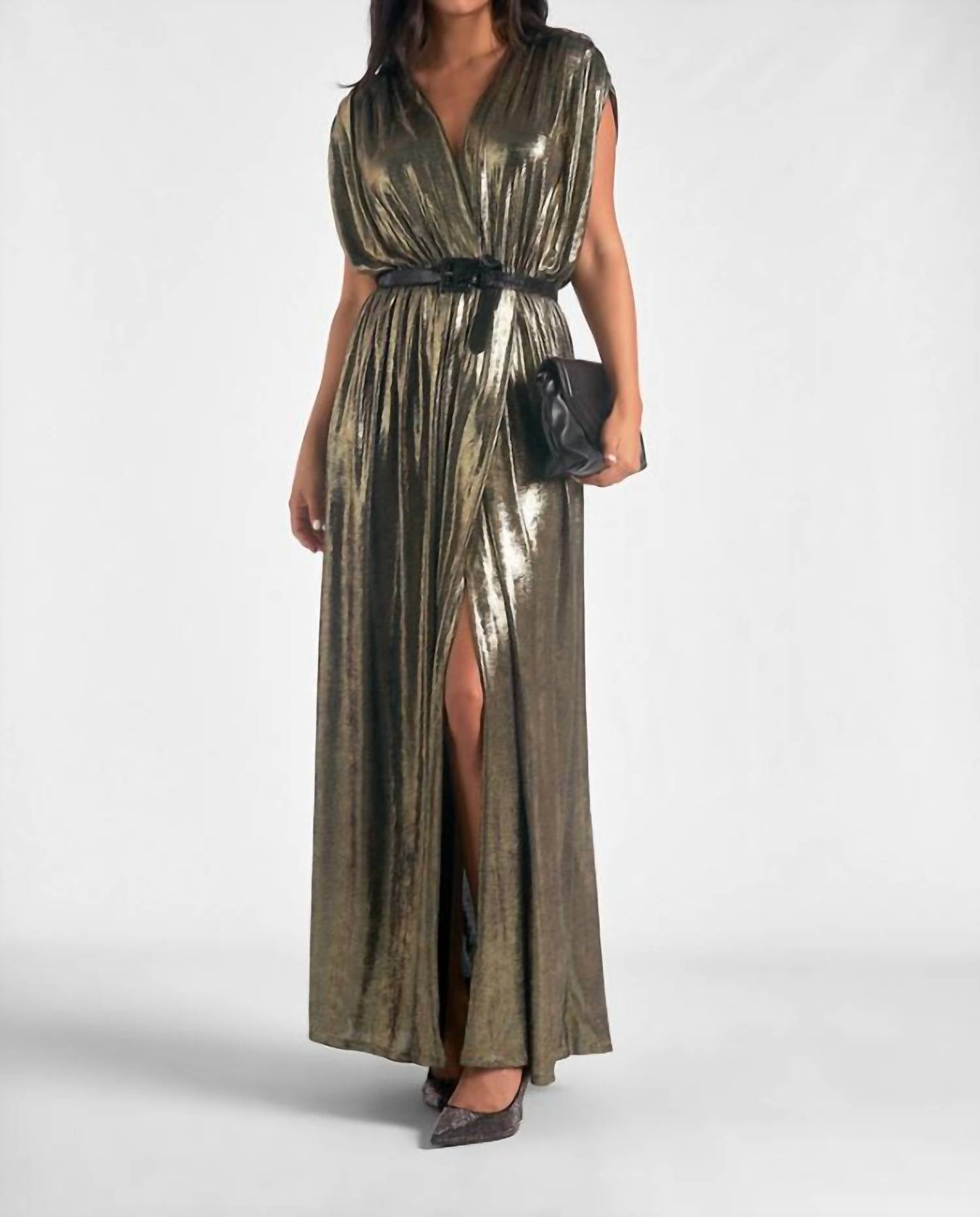 Elan - High Slip Sleeveless Maxi Dress