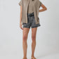 Majestic Filatures - Stretch Linen Short Sleeve Shirt With Rolled Cuff