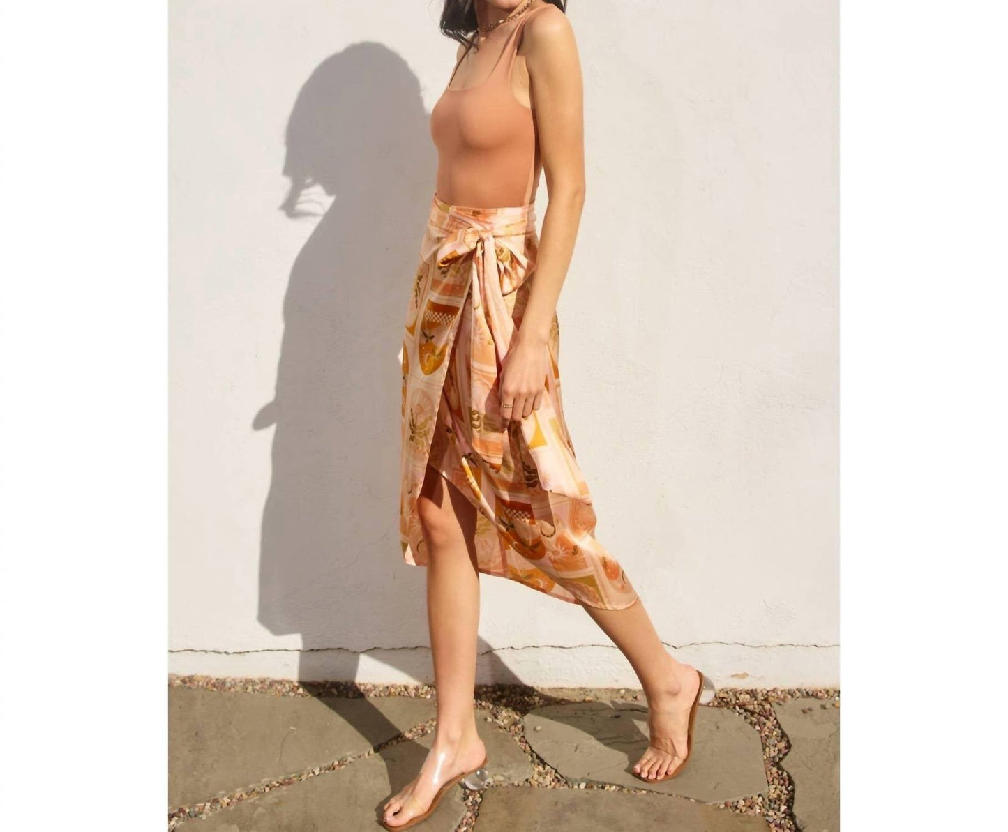 Dress Forum - Golden Sahara Midi Skirt