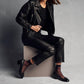 Bernardo - Marisol Leather Ballerina Shoes