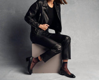 Bernardo - Marisol Leather Ballerina Shoes