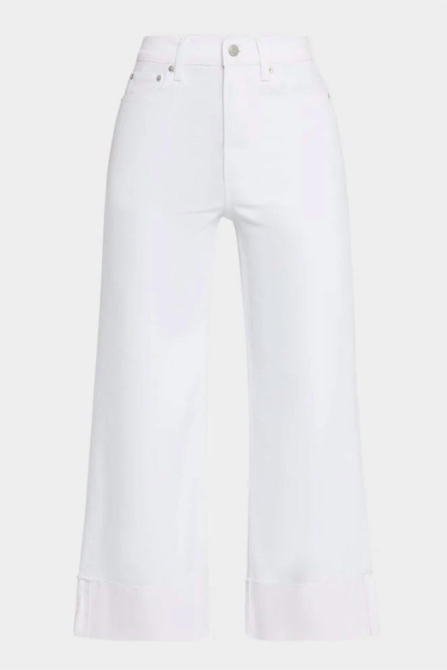 Pistola - Lana Crop With Cuff High Rise Wide Leg Jean