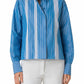 Akris Punto - Pyjama Stripe Boxy Collared Shirt
