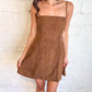 Blue Blush - Suede Mini Dress