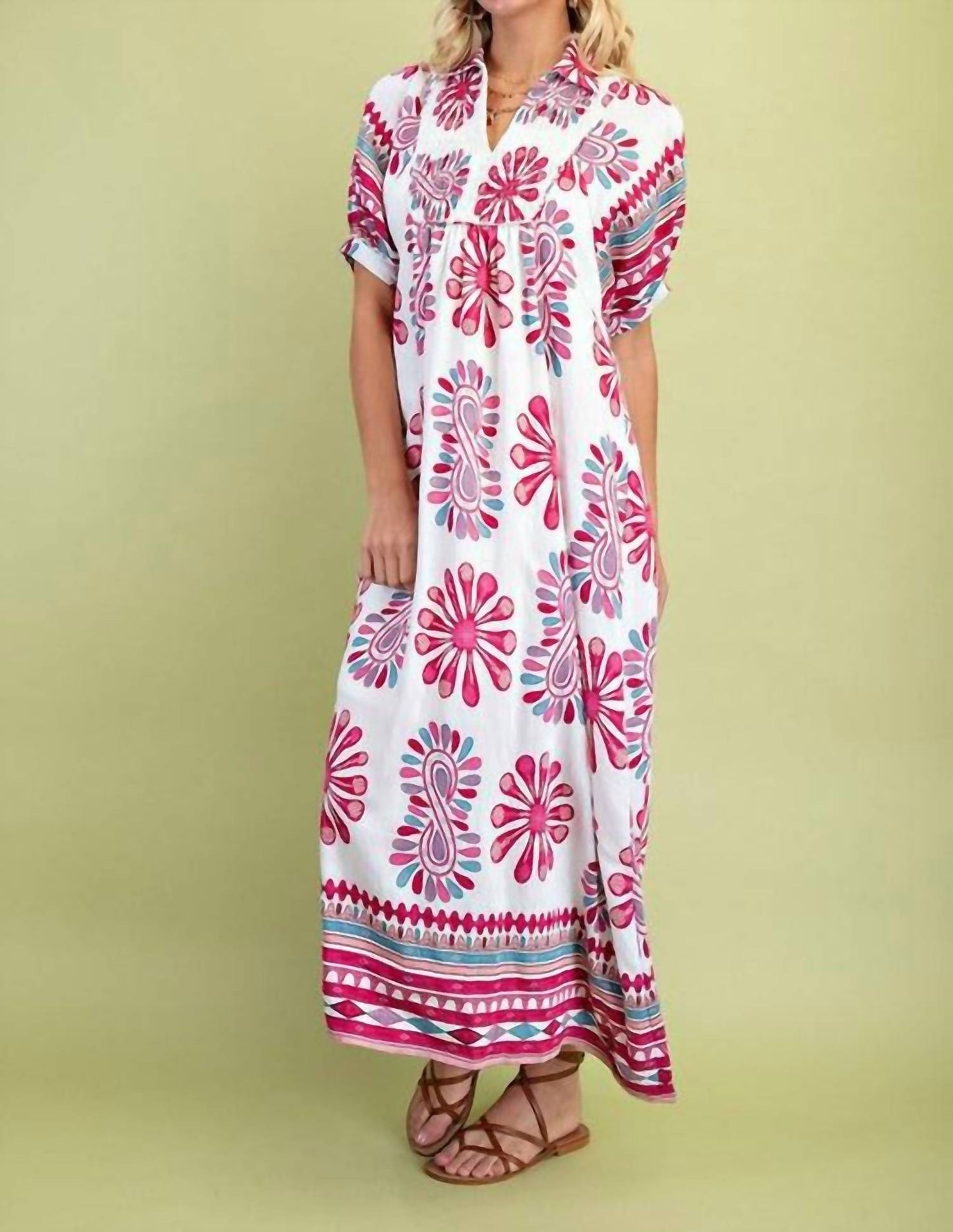 Gigio - Smocked Yoke Midi Dress