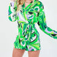 Ee:Some - Paris Long Sleeve Wrap Romper
