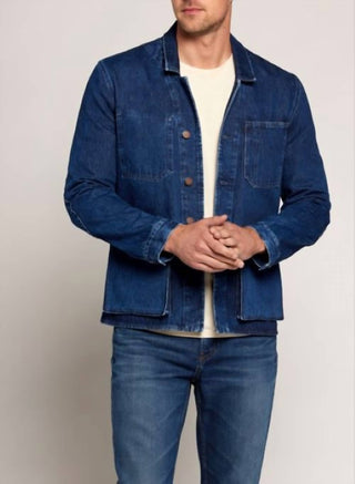 Current/Elliott - Denim Button Down Blazer