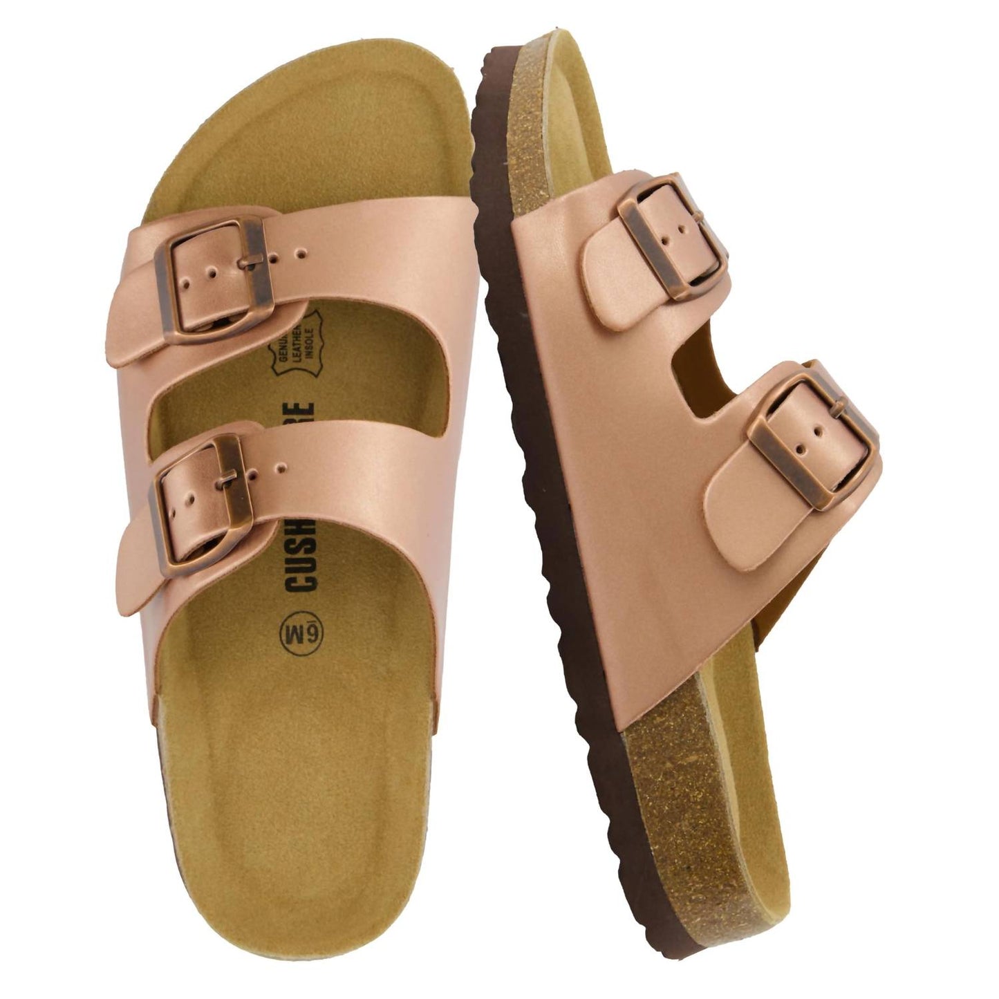 Cushionaire - Women's Lane Cork Footbed Sandals