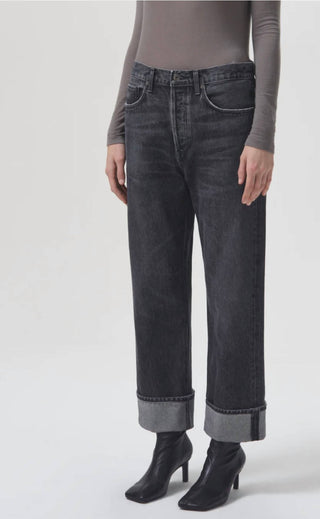 Agolde - Fran Low Hung Straight Jean