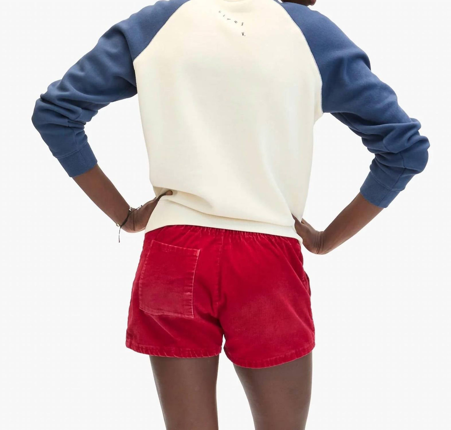 Clare V. - Sweatshirt w/Embroidered Sardine