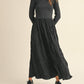 Miou Muse - Shay Sweater Combo Maxi Dress