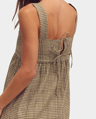 Amente - Back Tie Midi Dress