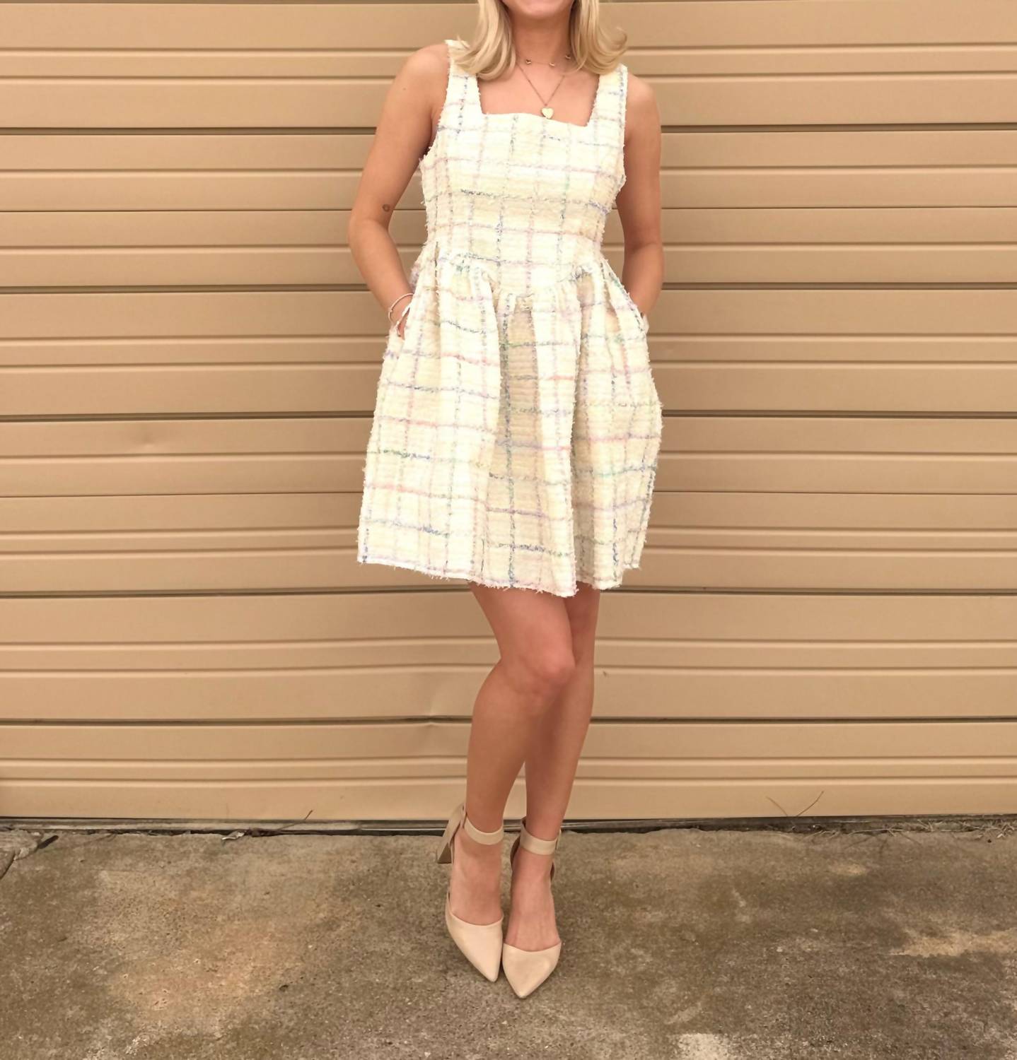Aureum - Wren Tweed Mini Dress
