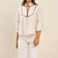 Able - Sophia Embroidered Top
