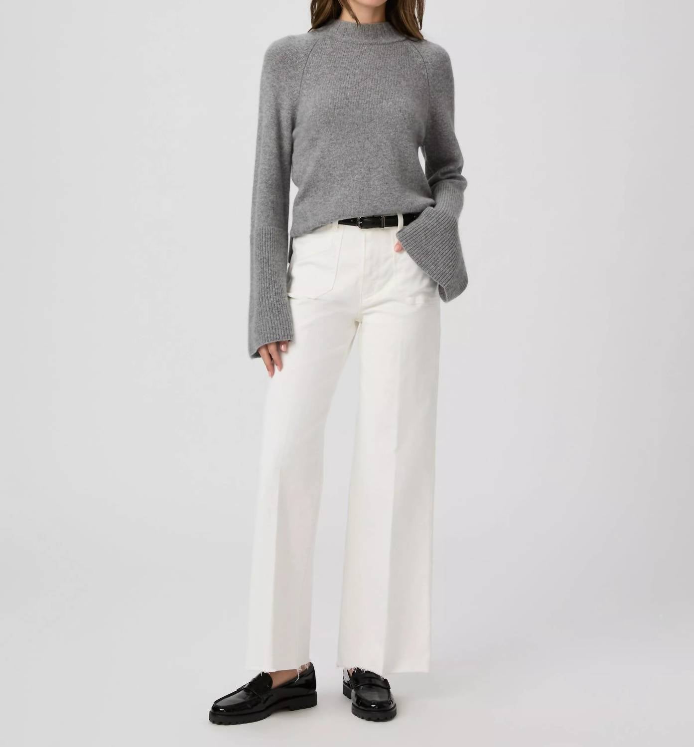 Paige - Anessa 31" With Utility Pockets And Raw Hem Jean