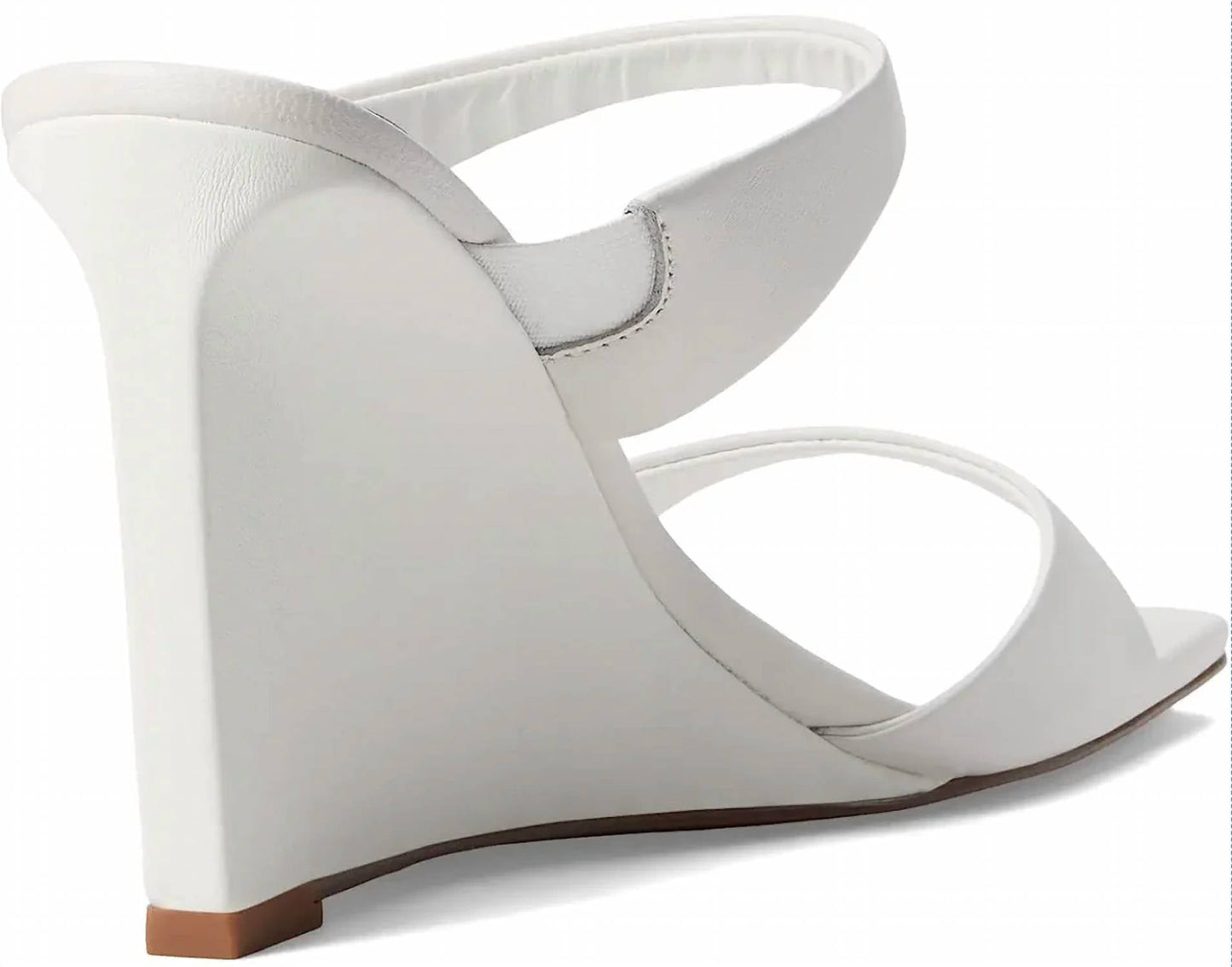 42 Gold - Women's Omira Squared Toe Wedge Heels