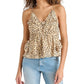 Steve Madden - Mina V-neck Ruffle Top