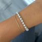Diana M Jewels - 7.85cts 3 Prong Round Tennis Bracelet