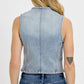 Risen - Denim Button Down Vest