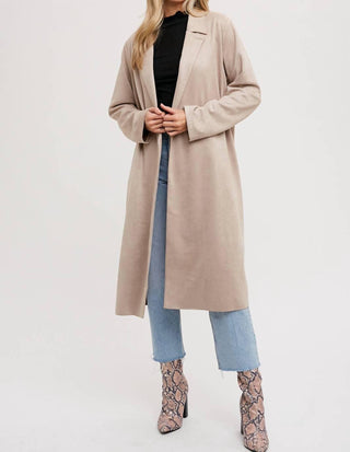 Bluivy - Brittney Faux Suede Coat