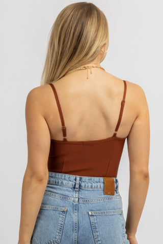 Win Win Apparel - BUSTIER SLEEVELESS STRETCH BODYSUIT