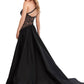Ashleylauren - One Shoulder Open Back Gown
