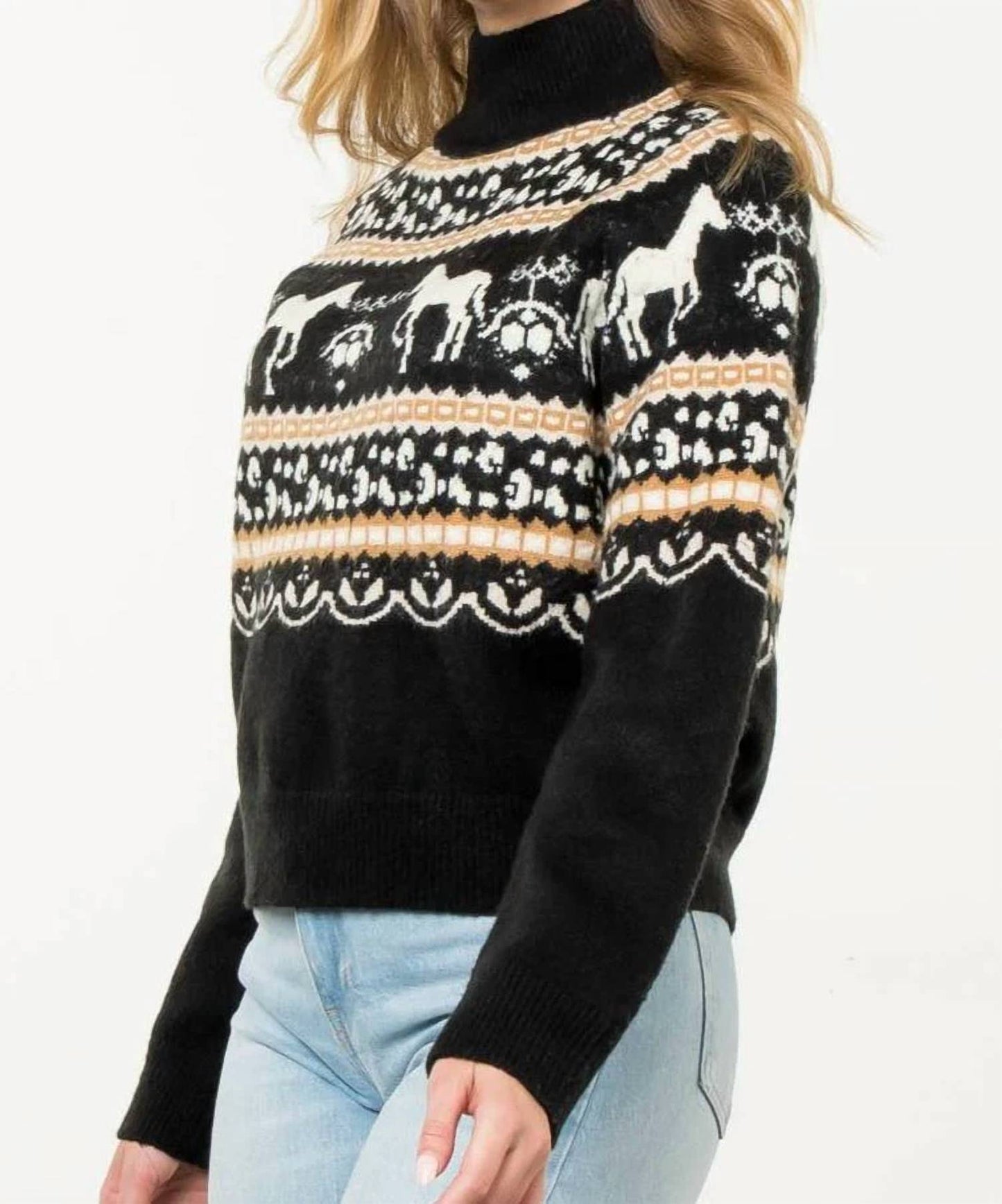 Thml - Horse fair isle sweater