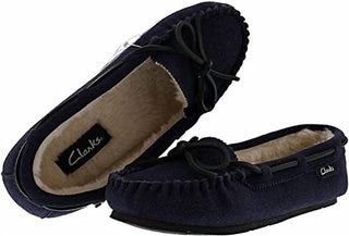 Clarks - Women's Suede Moccasin Slippers