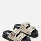 Steve Madden - Women's Malek Grommets Leather Sandals