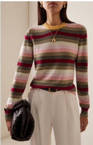 Barrie - Striped Cashmere Jumper