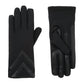 Isotoner - Women’s Smartdri Chevron Spandex Stretch Touchscreen Gloves