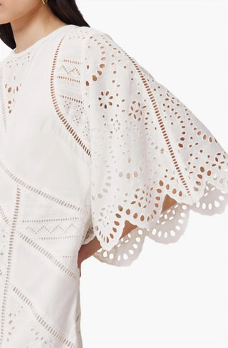 Allsaints - Luci Eyelet Embroidered Minidress