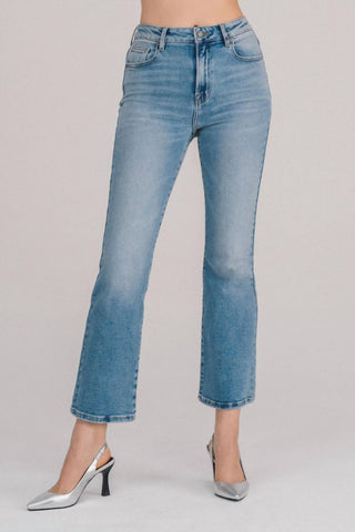 Hidden - Medium Light Clean Bootcut Jeans