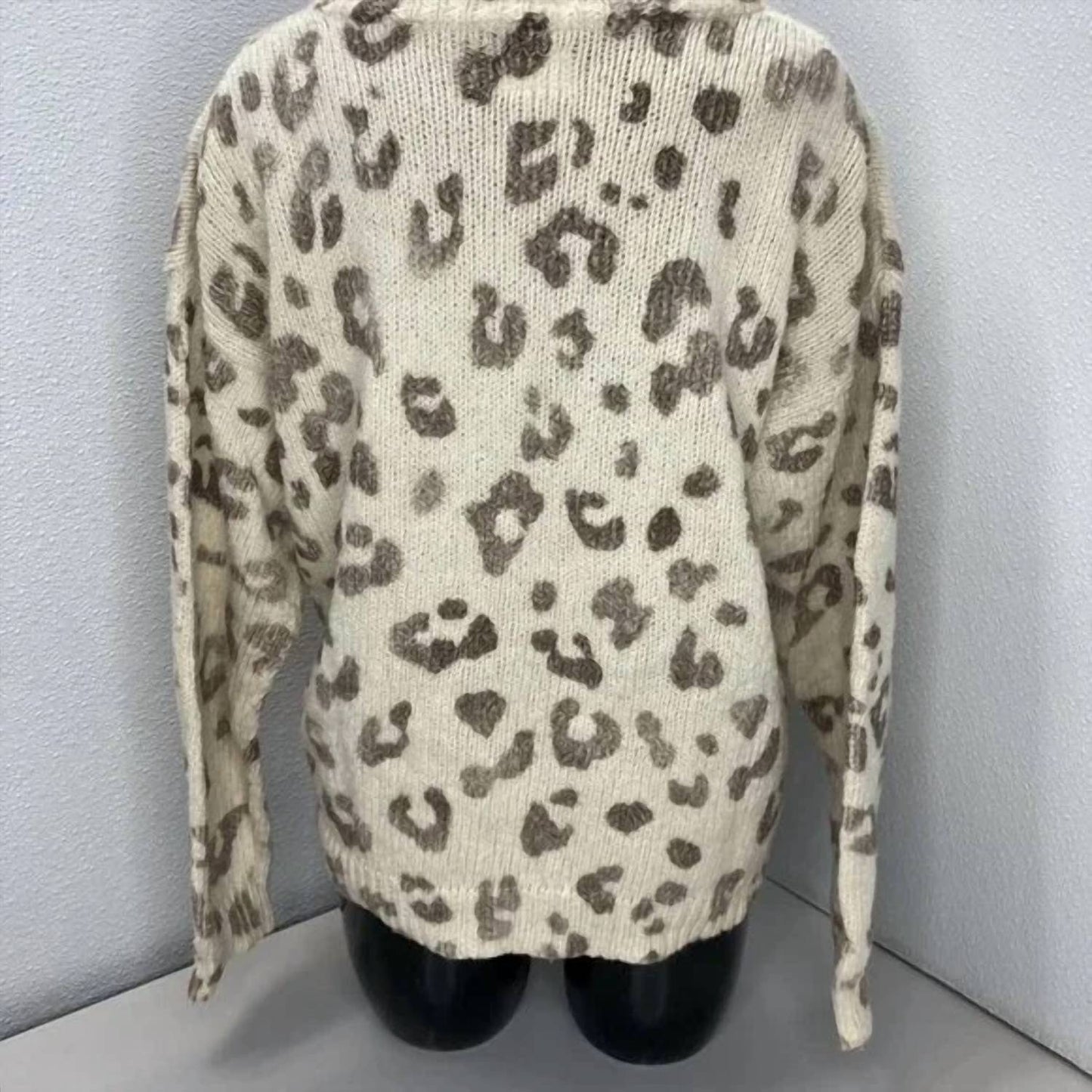 Mother - The Jumper Leopard Print Pullover Sweater
