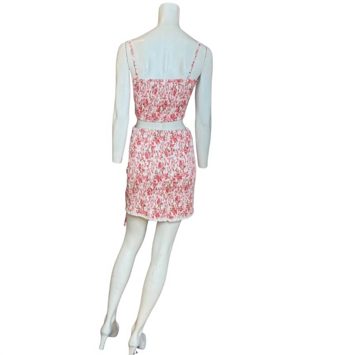 O.Vianca - Crop Top and Mini Skirt Set