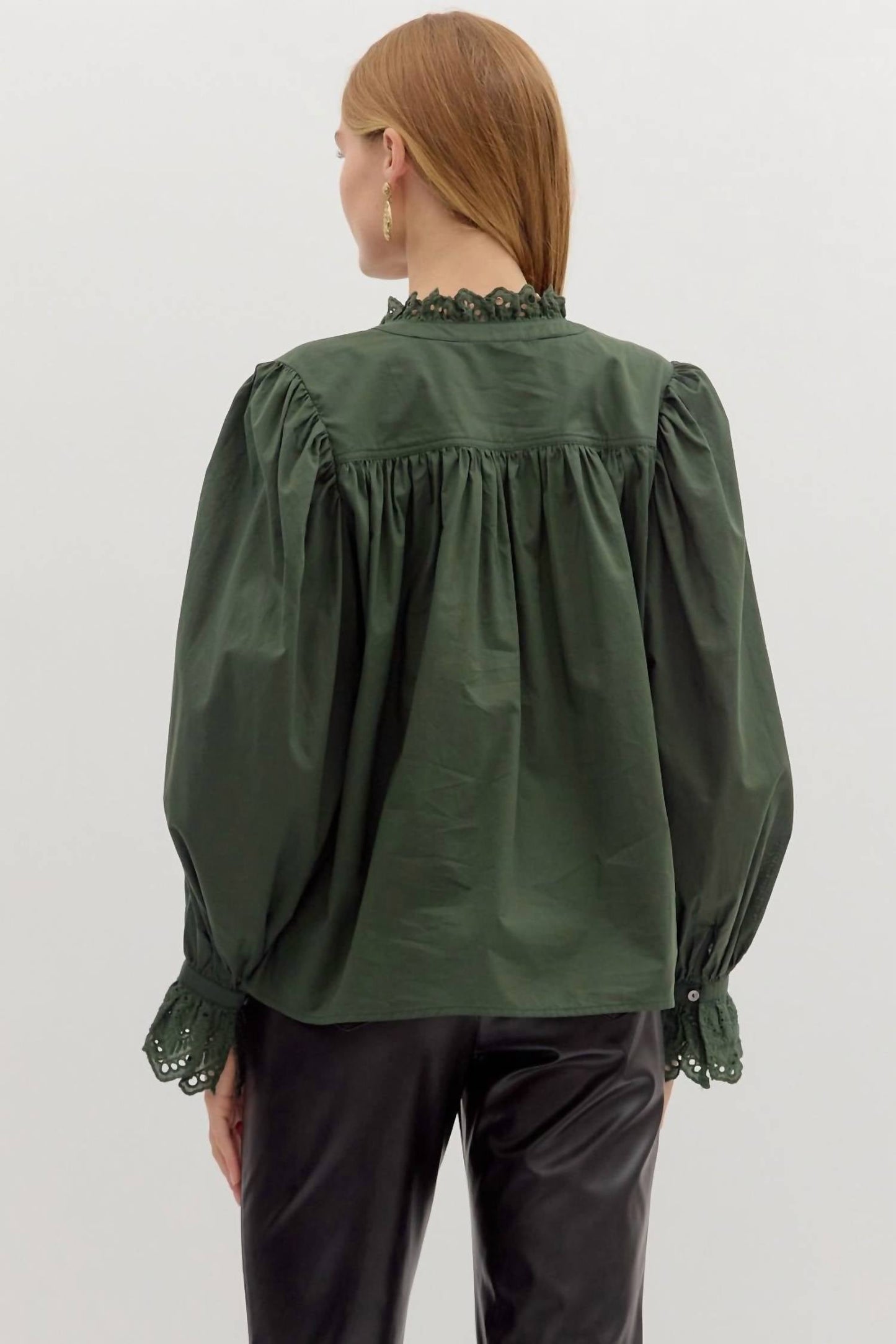 Entro - Women's Pine Ruffle Shirt
