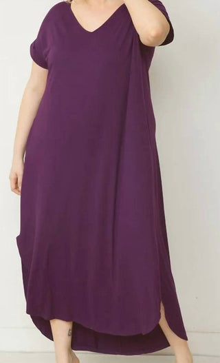 Entro - Curvy Exlusive Knit Maxi Dress