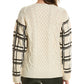 Valentino - Wool Sequin Plaid Sweater