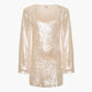Rumored - Mackie Sequin Long Sleeve Mini Dress