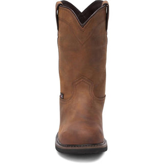 Justin - MEN'S DRYWALL 10" WATERPROOF STEEL TOE WORK BOOTS